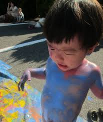 子供　人拓|2014人拓 - こどもアートあそびworkshop どろどろ