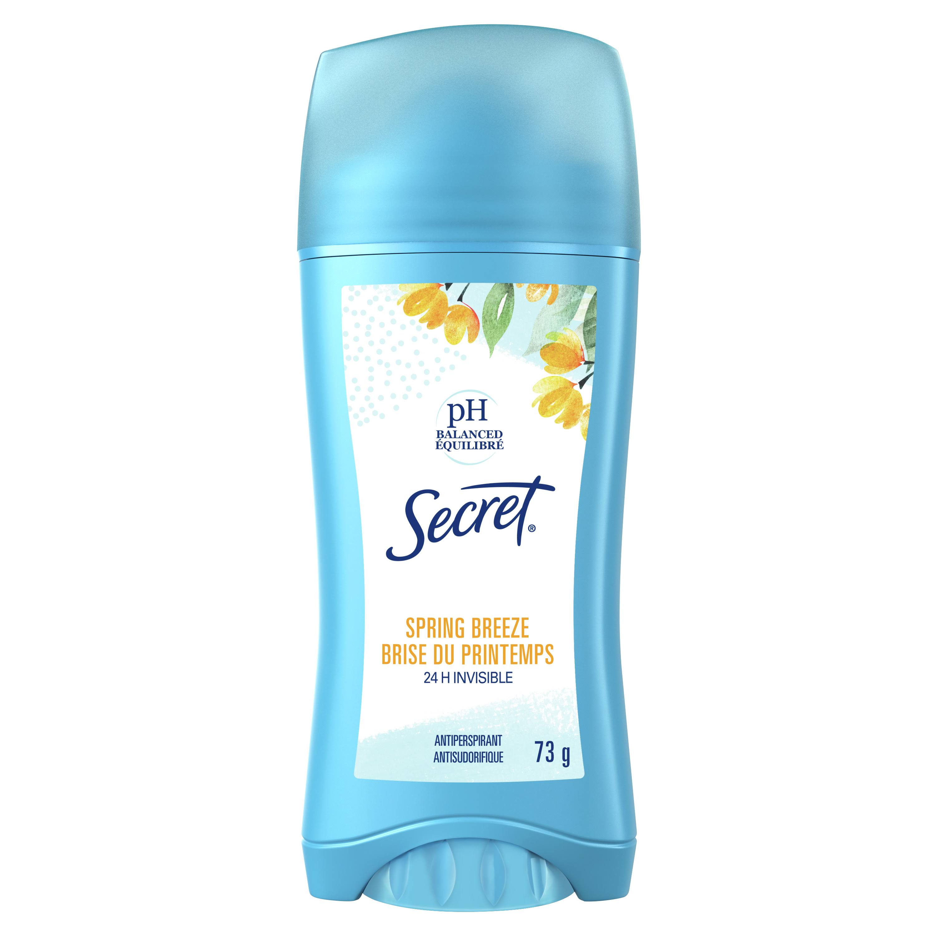 Secret Spring Breeze Invisible Solid Antiperspirant and Deodorant - 2.6oz