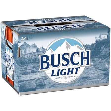Busch Light Beer - 24 pack, 12 fl oz bottles