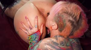 Three busty tattooed lesbian ladies get frisky jpg x Tattooed lesbians