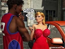 Scarlet red blondes go black jpg x Red blonde black