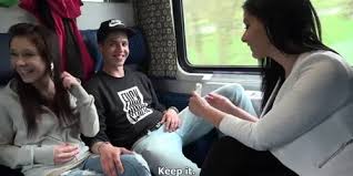 Foursome sex in public train porn jpg x Foursome sex in public