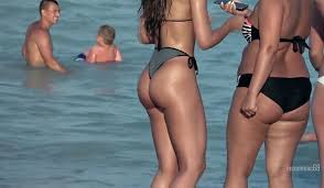 Thong ass bikini teens at the beach voyeur video spycam at drtuber jpg x Beach voyeur bikini ass