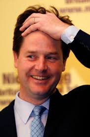 Nick Clegg, lider del Partdio liberal-demócrata británico