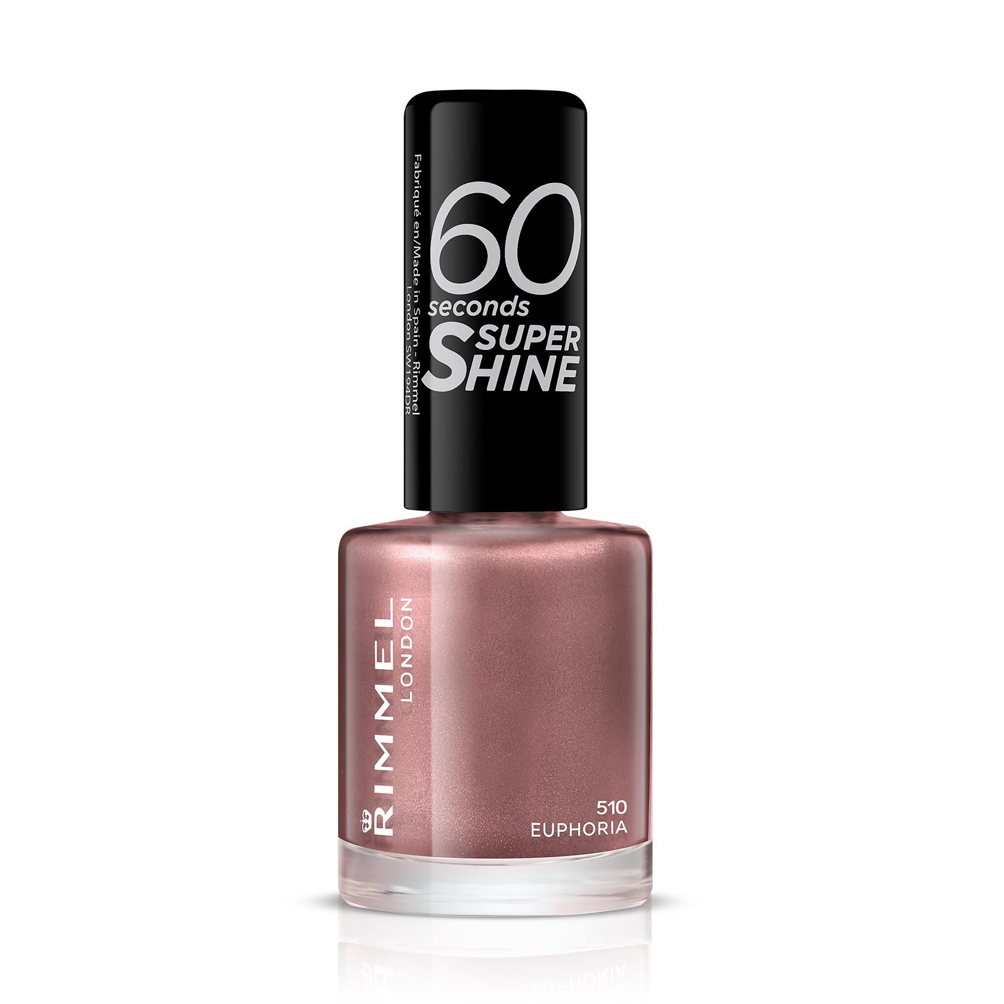 Rimmel 60 Seconds Super Shine Nail Polish - 510 Euphoria, 8ml