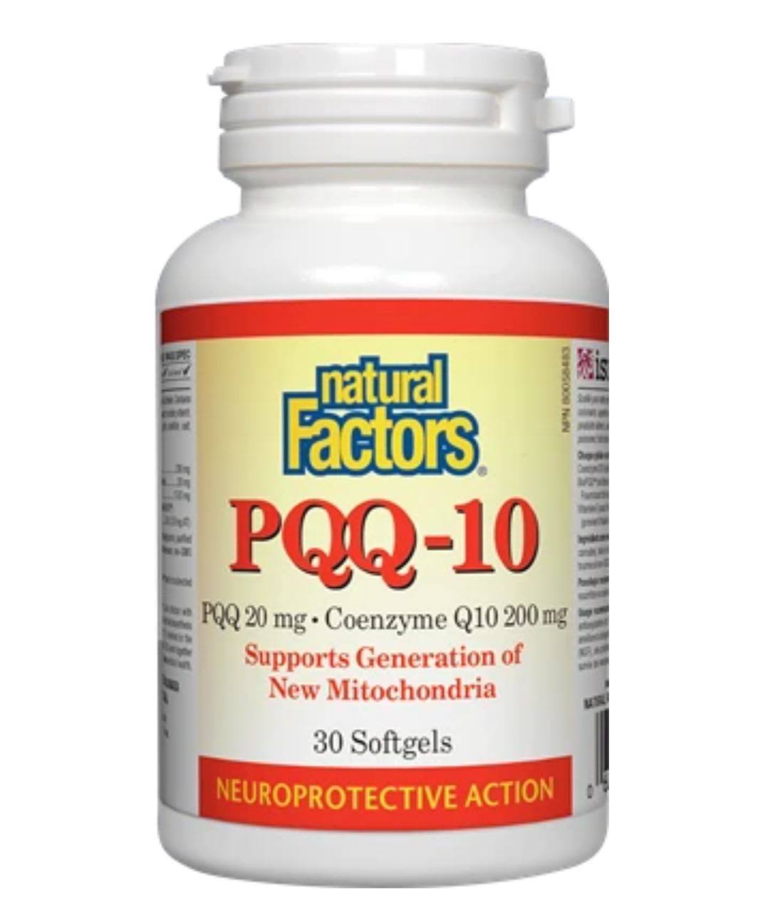 Natural Factors PQQ-10 Ubiquinol Supplement - 200mg, 30ct