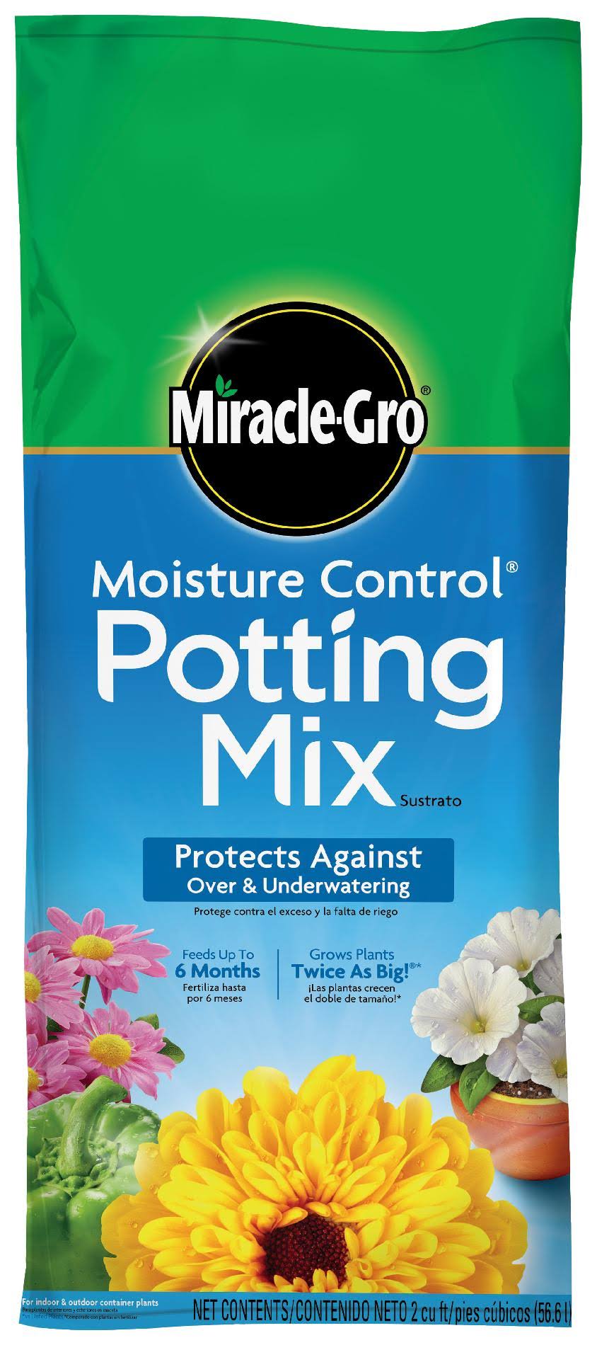 Miracle-Gro Moisture Control Potting Mix - 2cu ft