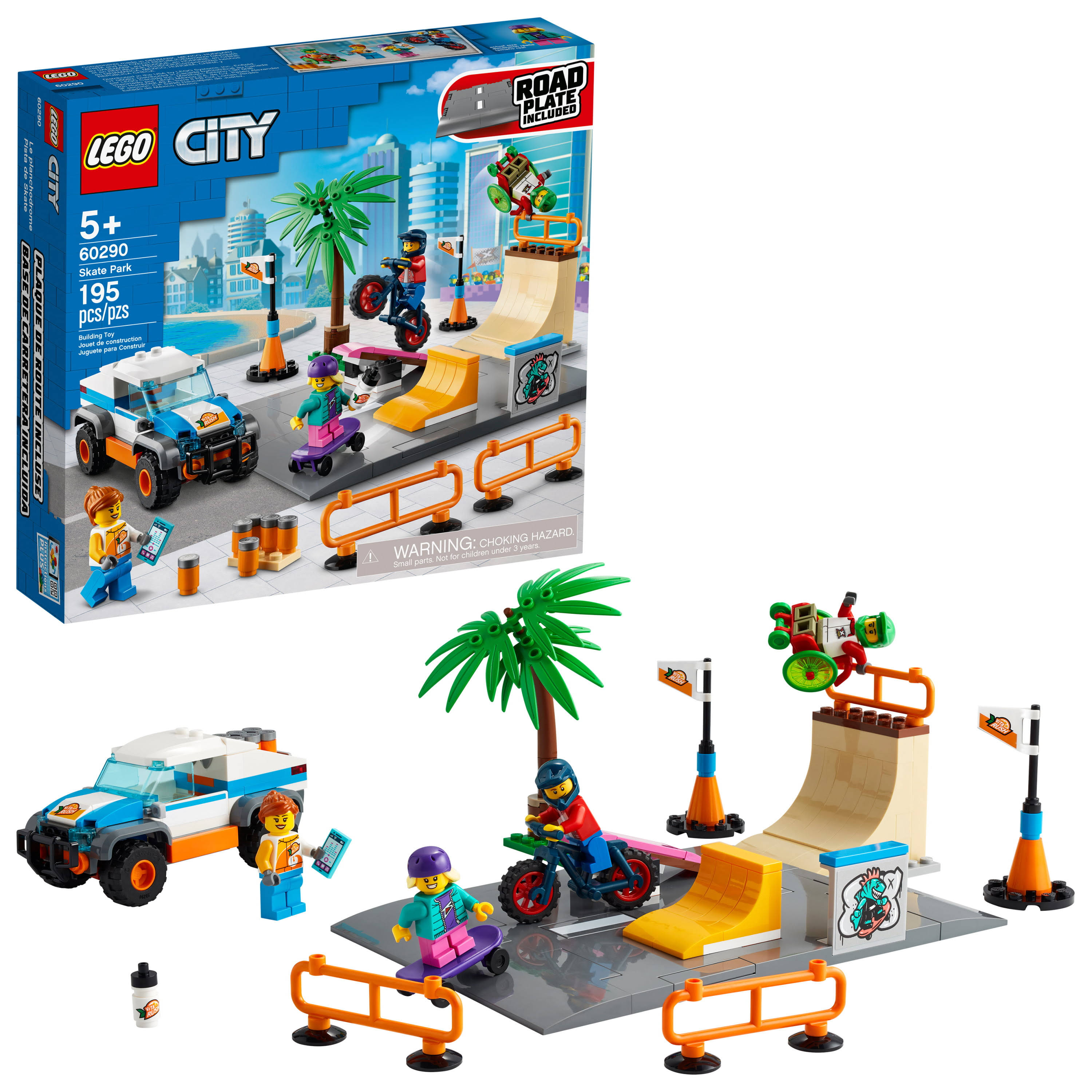 Lego Toy, Skate Park, City