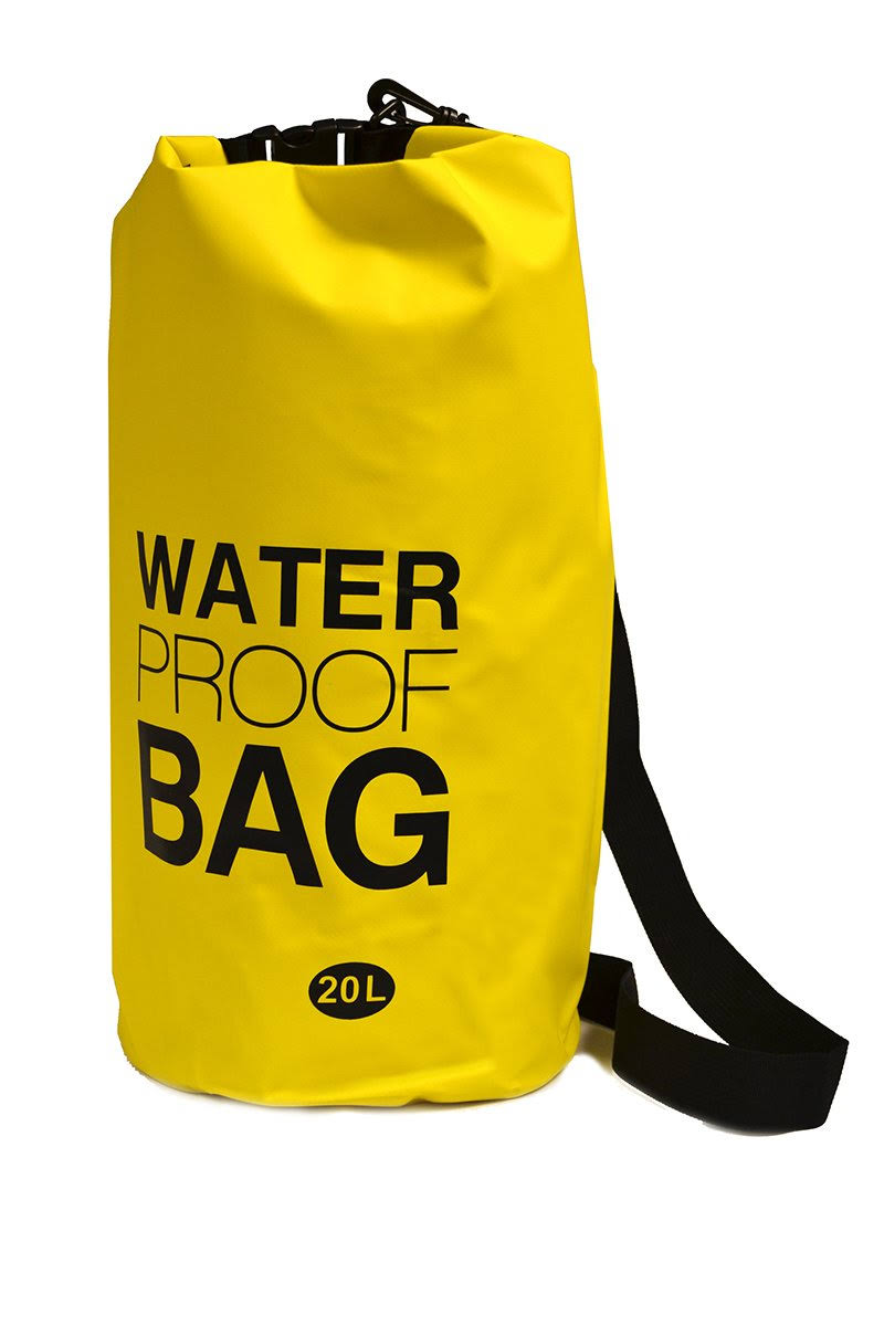 NuPouch Waterproof Dry Bag, Yellow, 20 L