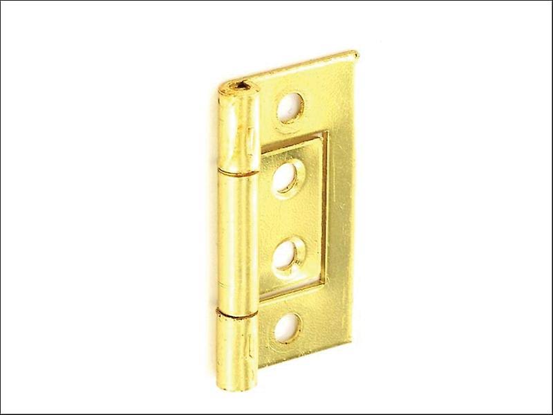 Securit Flush Hinges Brass Plated 40mm S4401