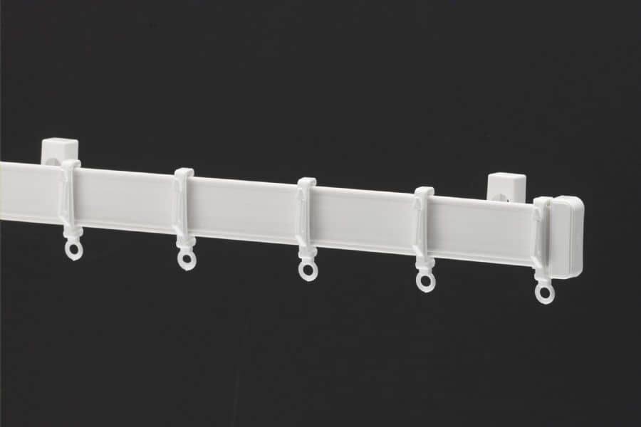 pack 2 Harrison Drape metal standard track and valance end stops 