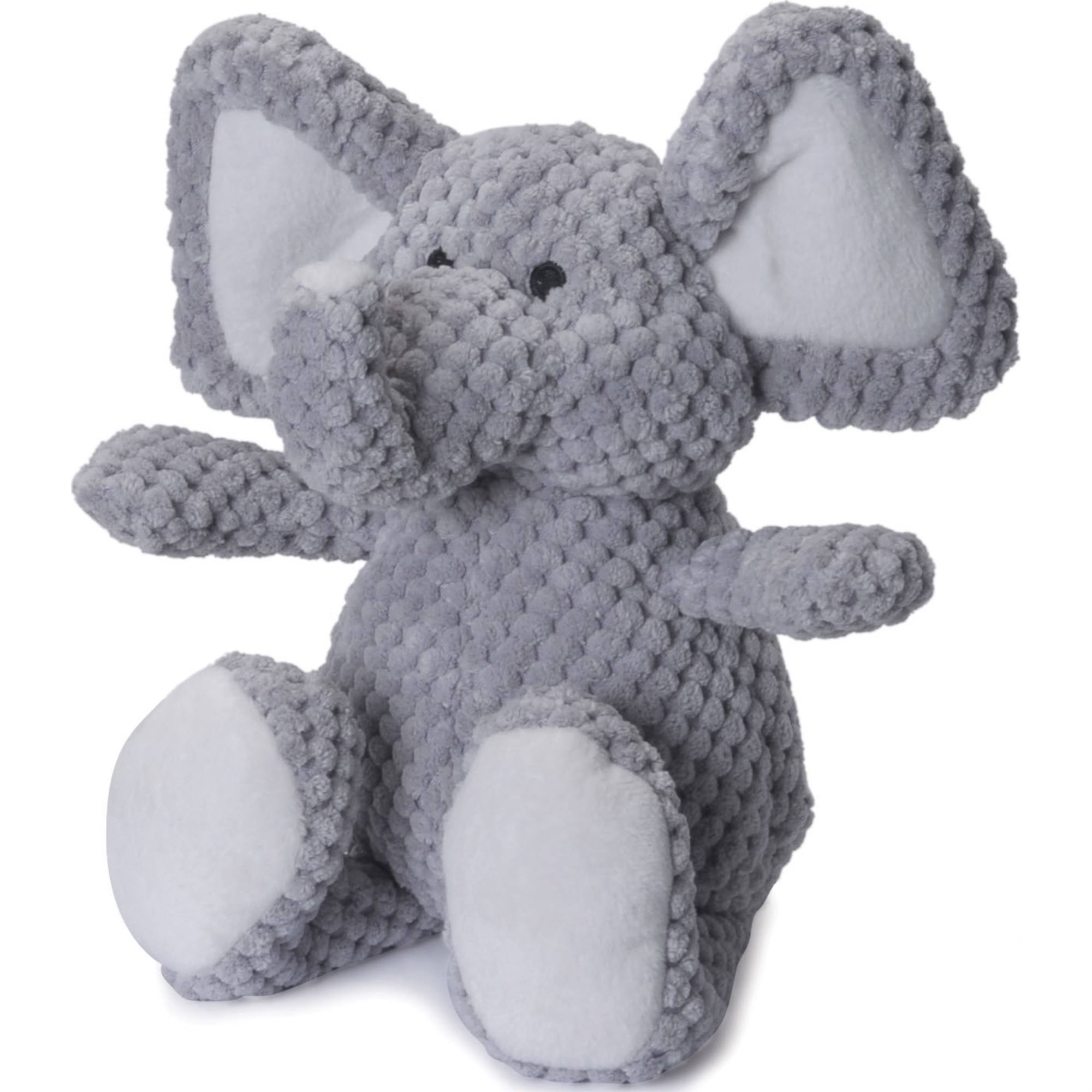 GoDog Checkers Elephant Plush Dog Toys