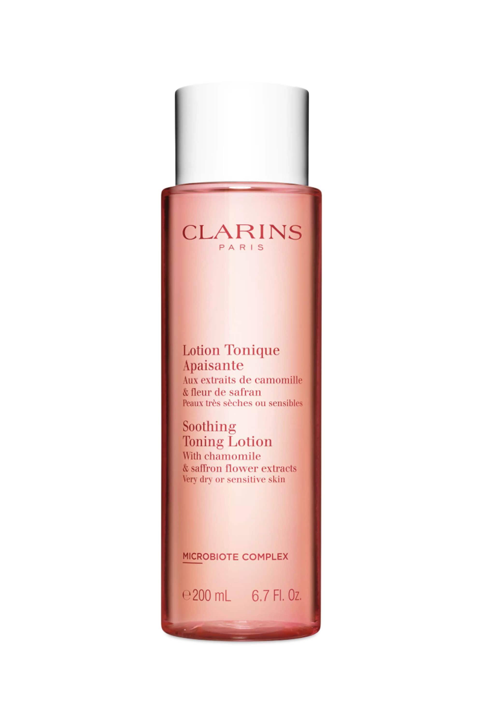 Clarins - Soothing Toning Lotion with Chamomile & Saffron Flower Extracts - Very Dry or Sensitive Skin(400ml/13.5oz)