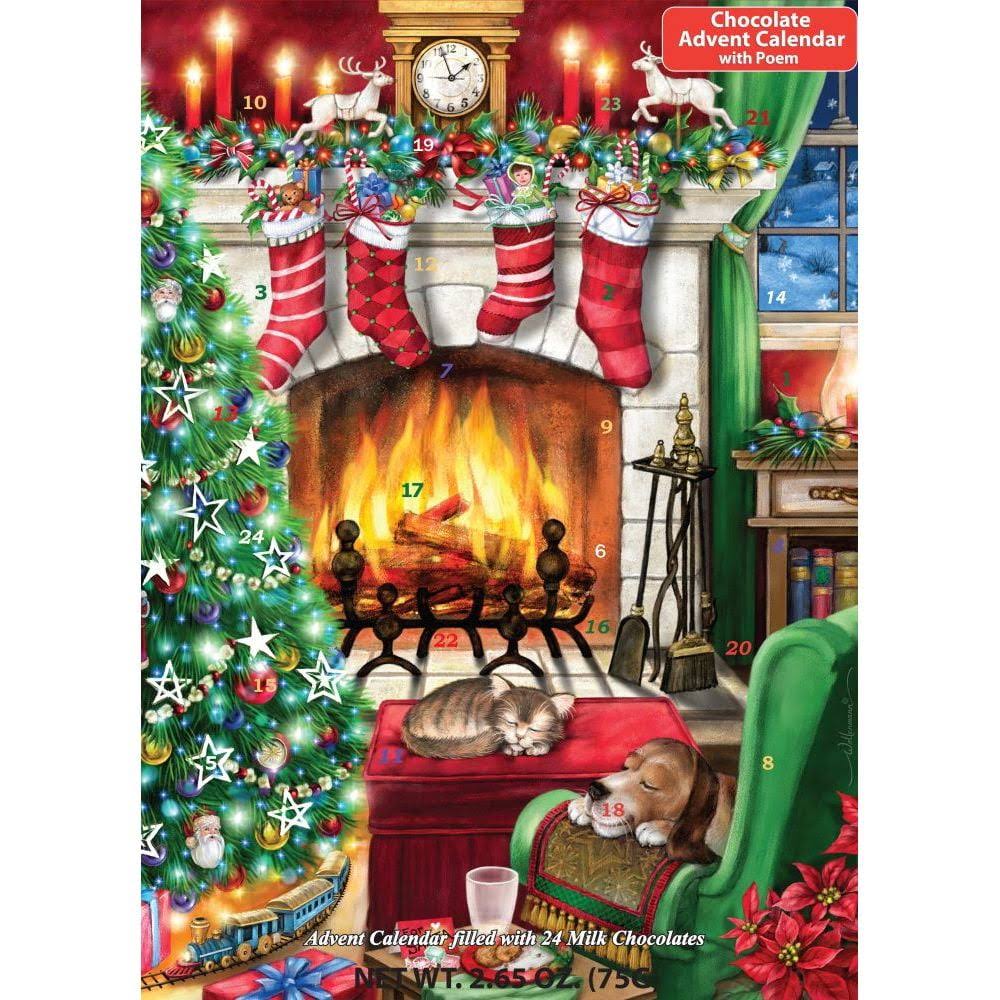 Vermont Christmas Company Cozy Christmas Chocolate Advent Calendar (Countdown To Christmas)