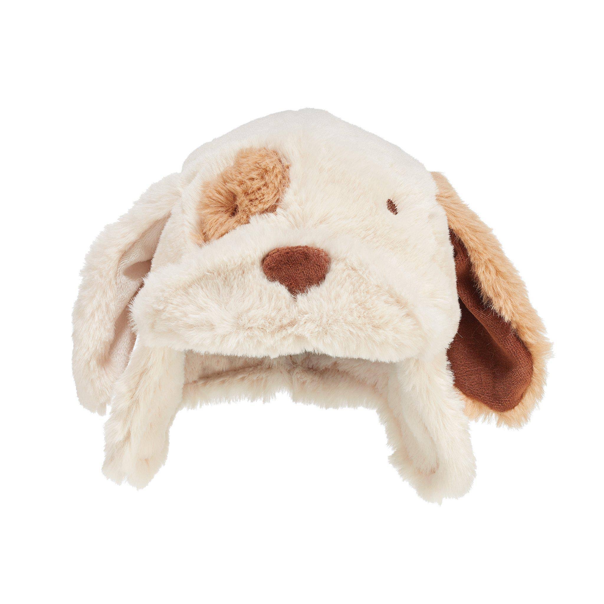 Bunnies by The Bay Baby Boys 6-12 Months Skipit Puppy Faux-Fur Hat - 6/12 Months