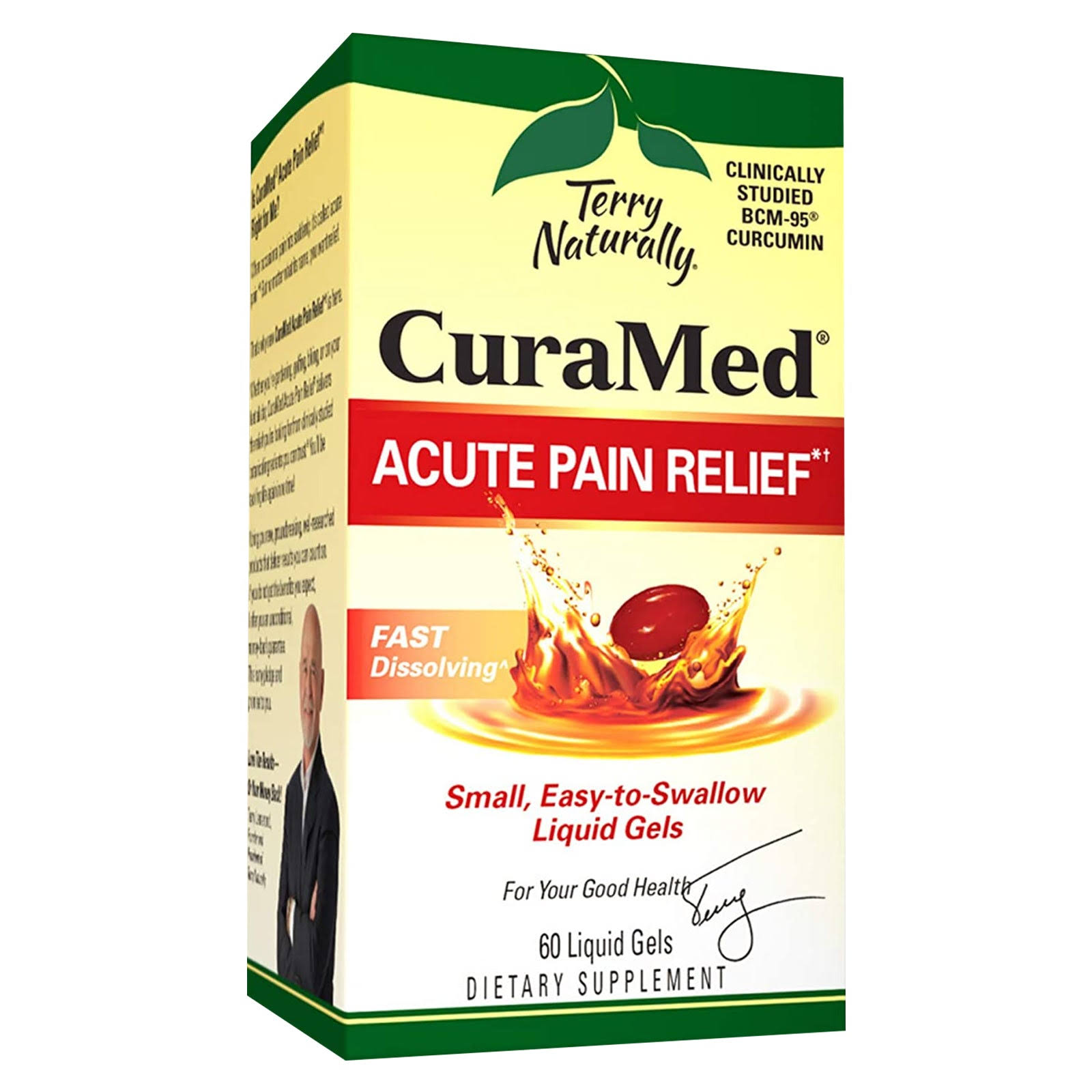 Terry Naturally CuraMed Acute Pain Relief 60 Liquid Gels