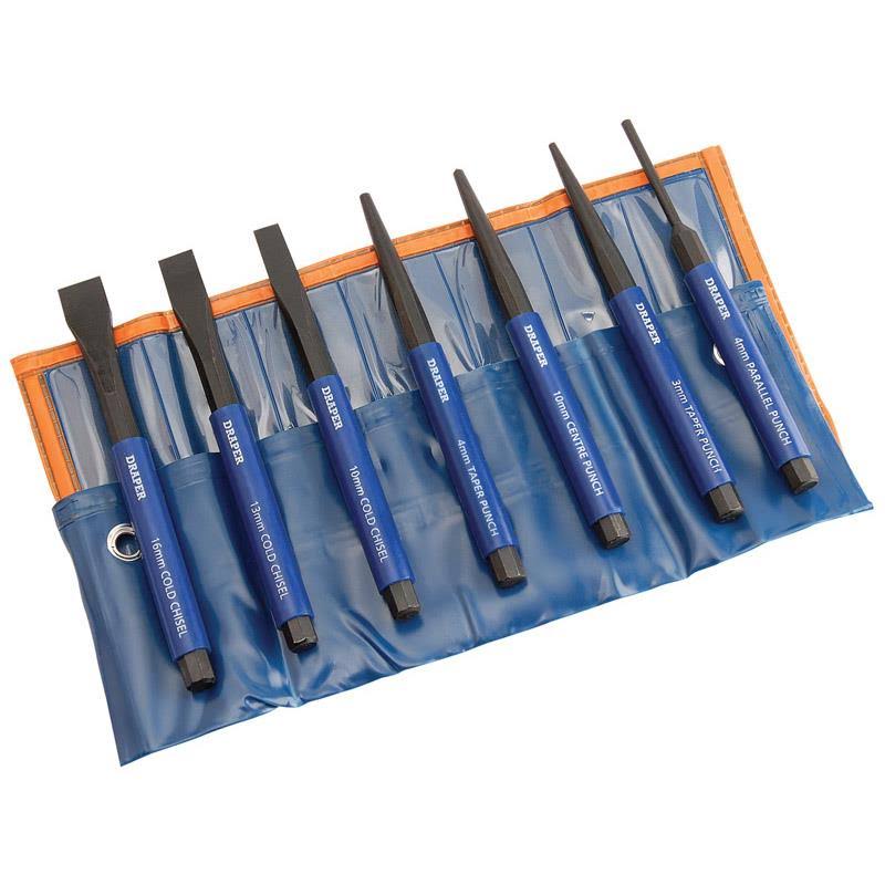 Draper 23187 7 Piece Chisel and Punch Set