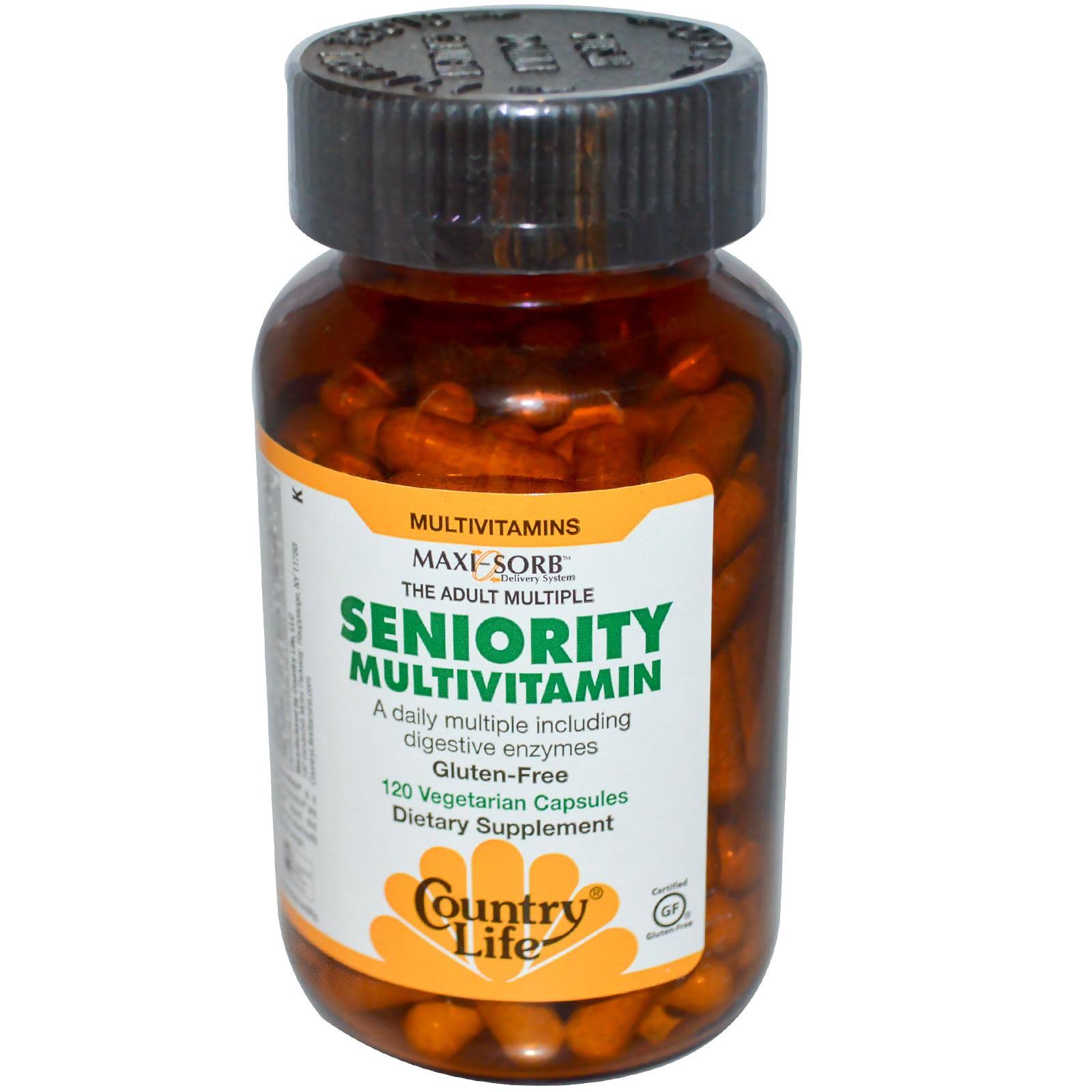 Country Life Seniority Multivitamin Dietary Supplement - 120 Capsules