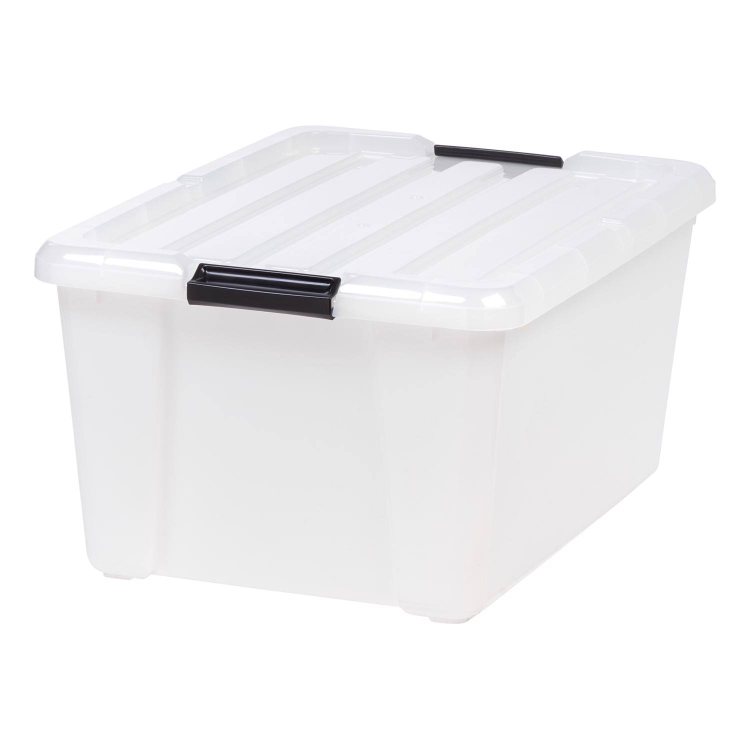 Iris 10.70 in. H x 15.70 in. W x 21.65 in. D Stackable Storage Box