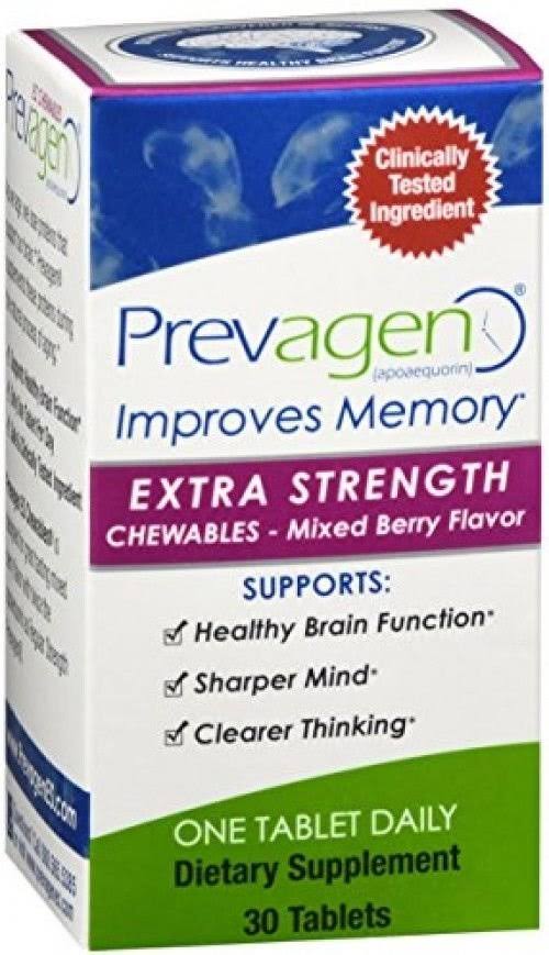 Prevagen Memory Chewable Tablets - Mixed Berry, 30 Count