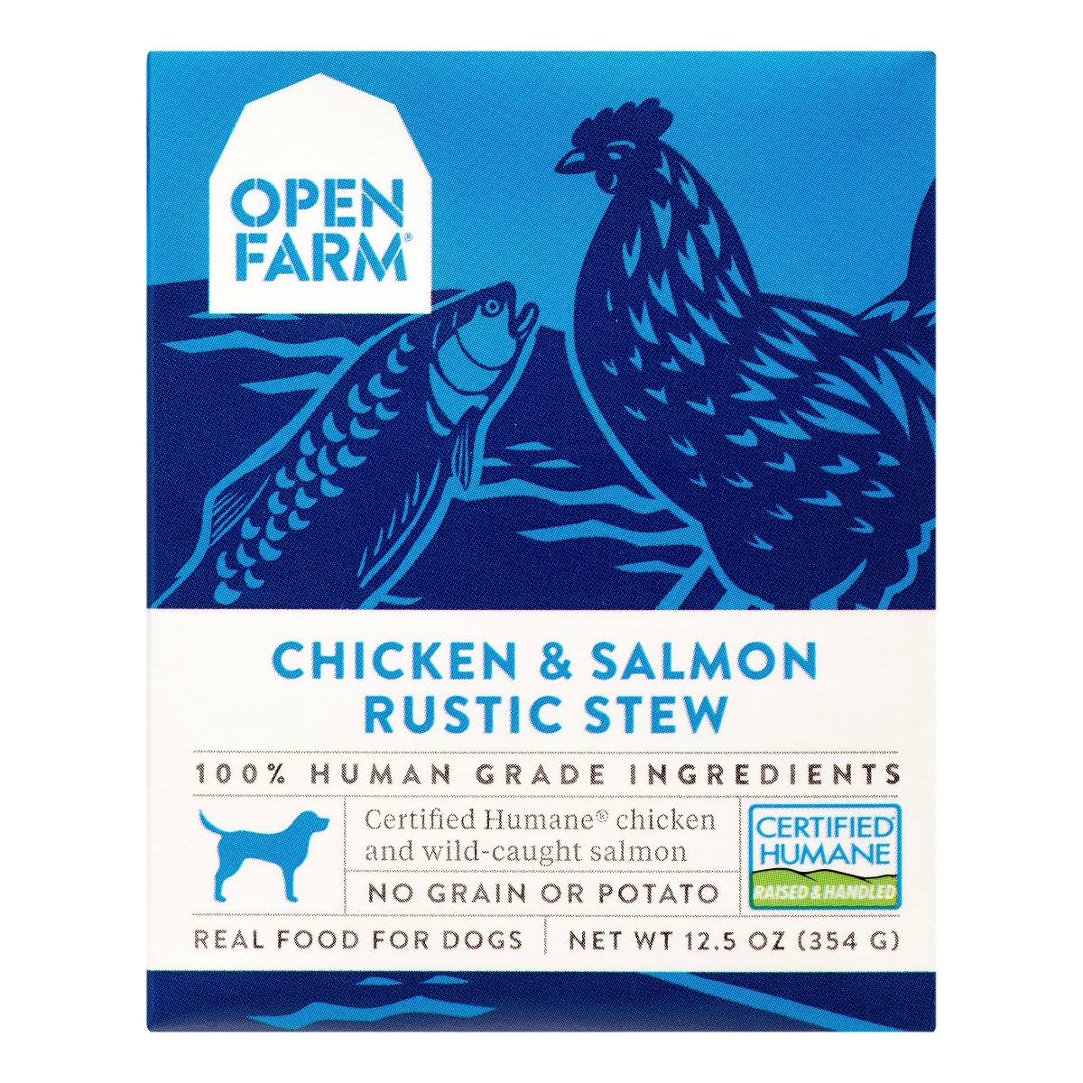 Open Farm Chicken & Salmon Rustic Stew Wet Dog Food - 12.5 oz