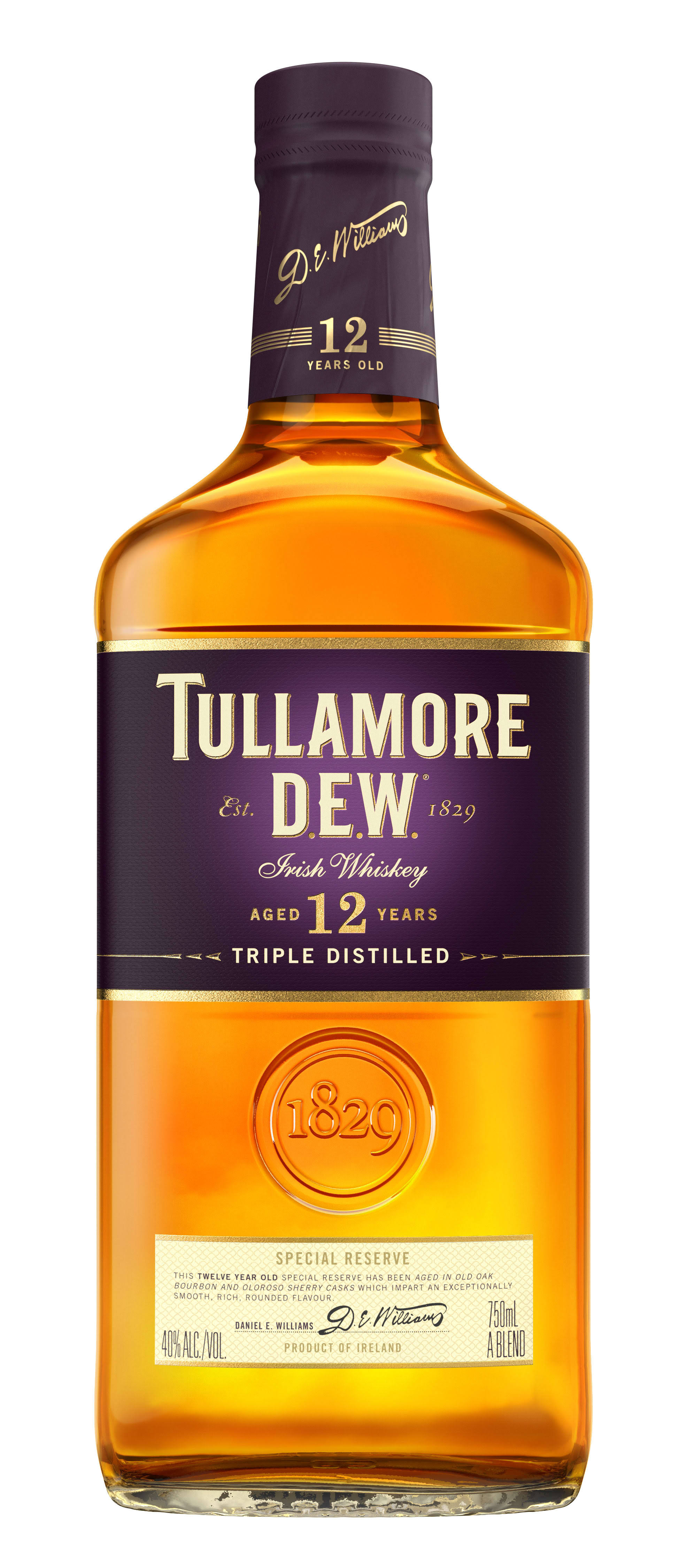 Tullamore Dew 12-Year-Old Special Reserve Irish Whiskey - 750ml