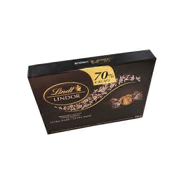 Lindt Extra Dark 70% Cacao Chocolate Bar - 156 g