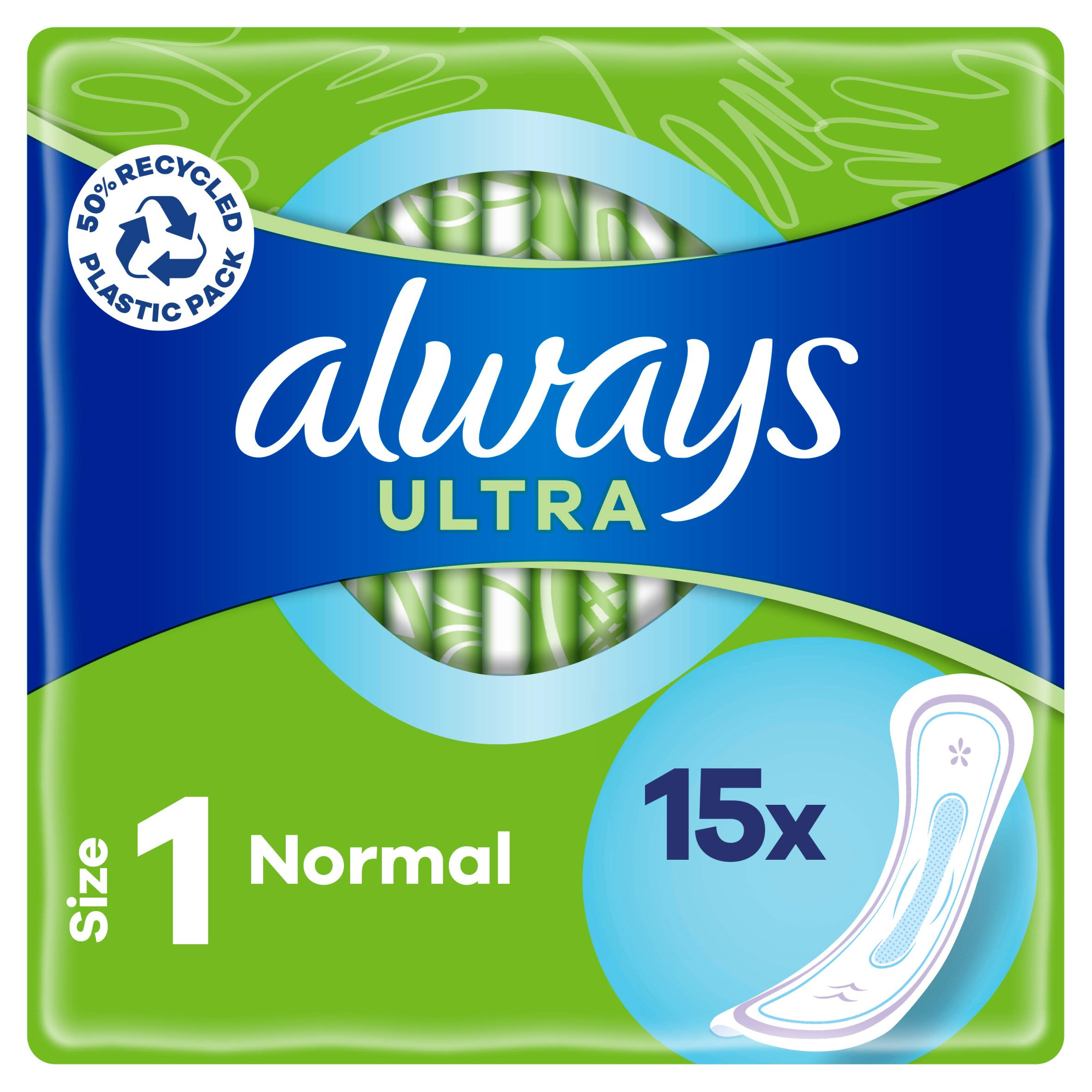Always Ultra Sanitary Towels Normal Size 1 15