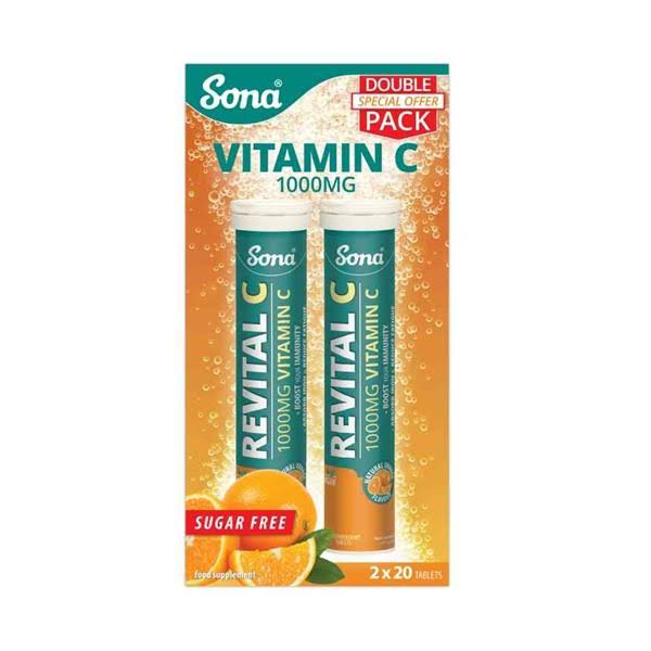 Sona Revital C 1000mg Vitamin C Twin Pack