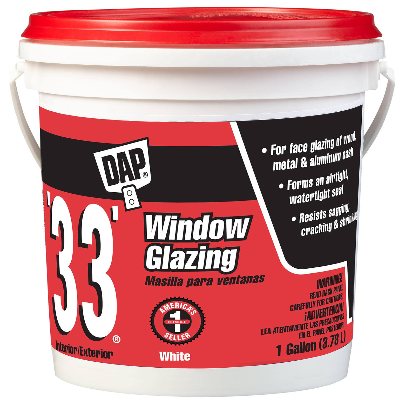 DAP 33 Ready-to-Use Window Glazing - White