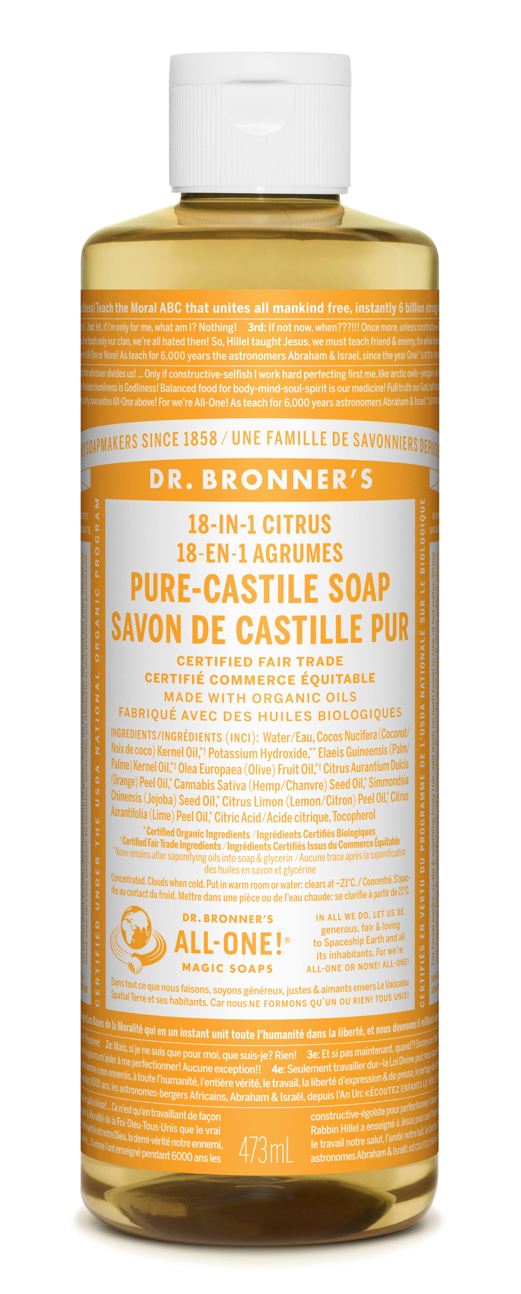 Dr. Bronner's Classic Pure-Castile Soap - Citrus