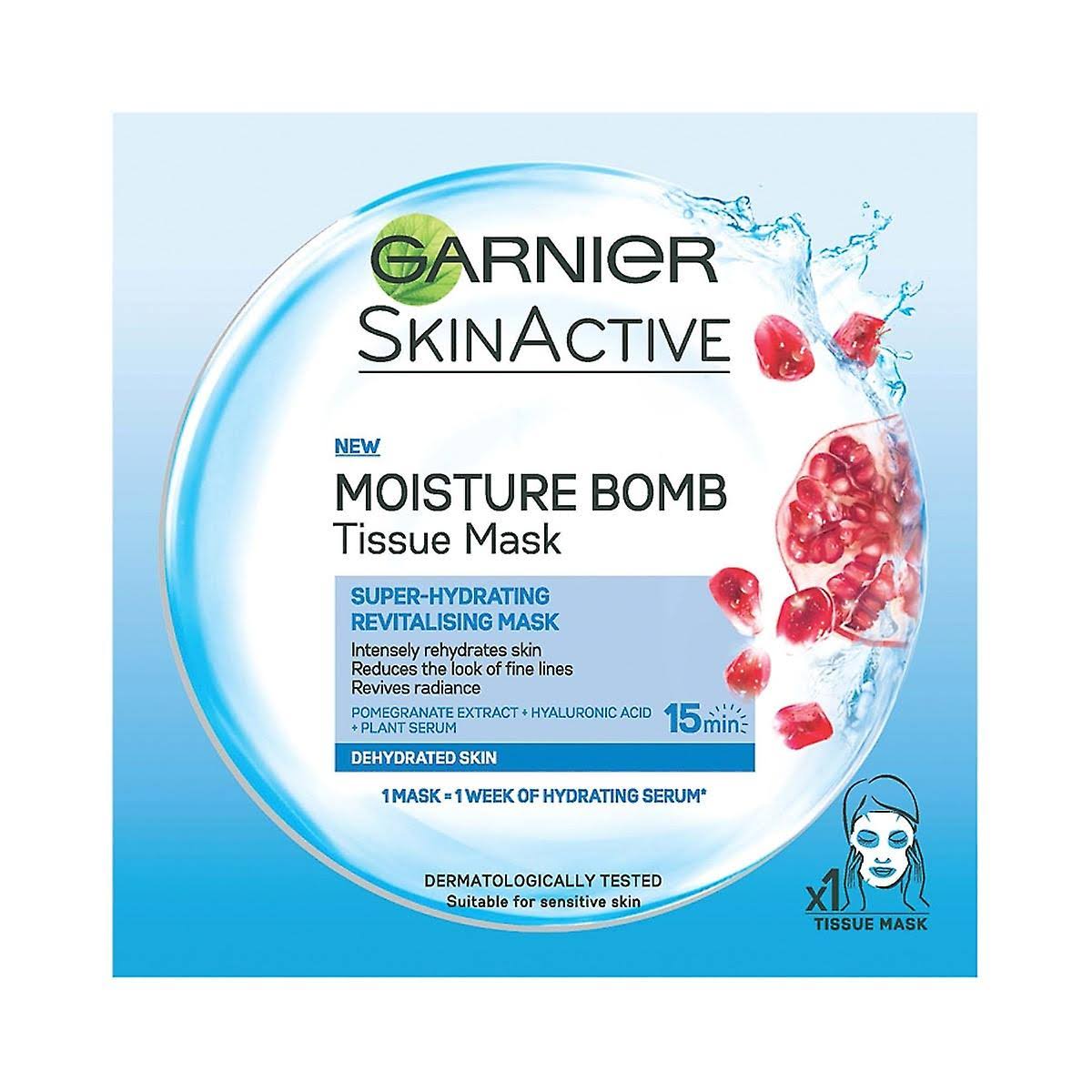 Garnier Moisture Bomb Green Tea Hydrating Face Sheet Mask