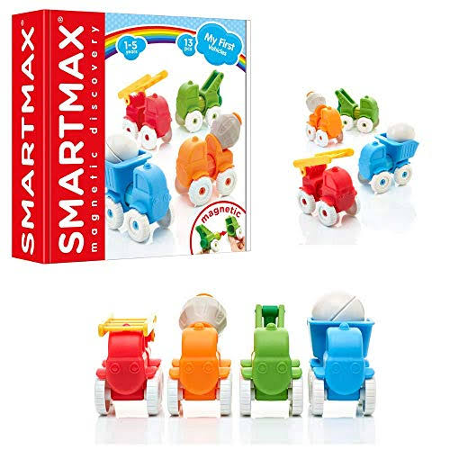 SmartMax My First Vehicles Magnetic Discovery STEM Play Set For Ages 1+