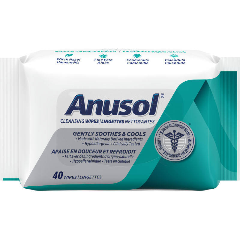 Anusol Cleansing Wipes (40 count)