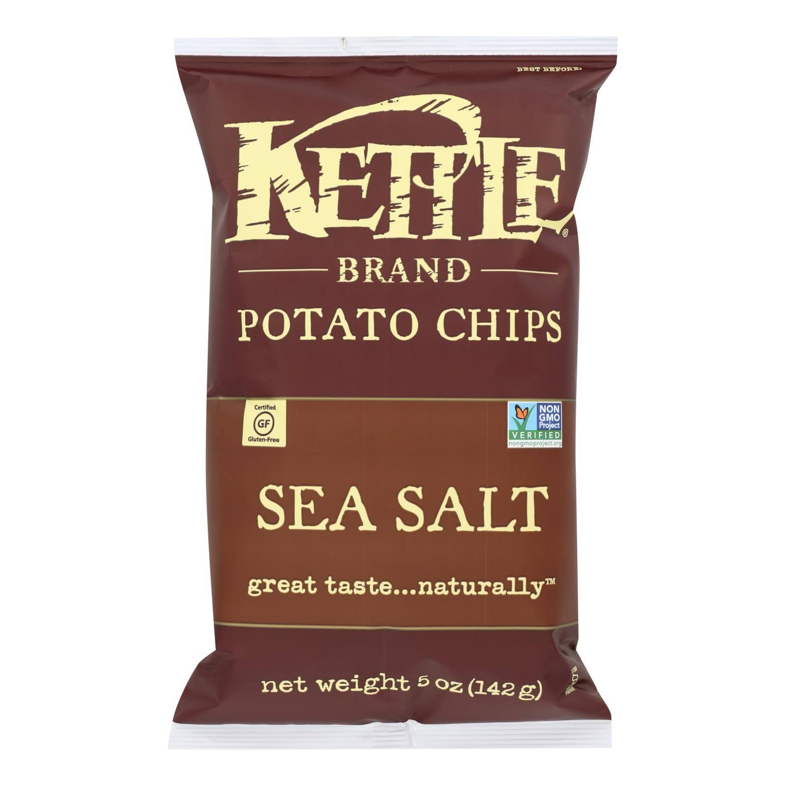 Kettle Brand Potato Chips - Sea Salt, 5 oz