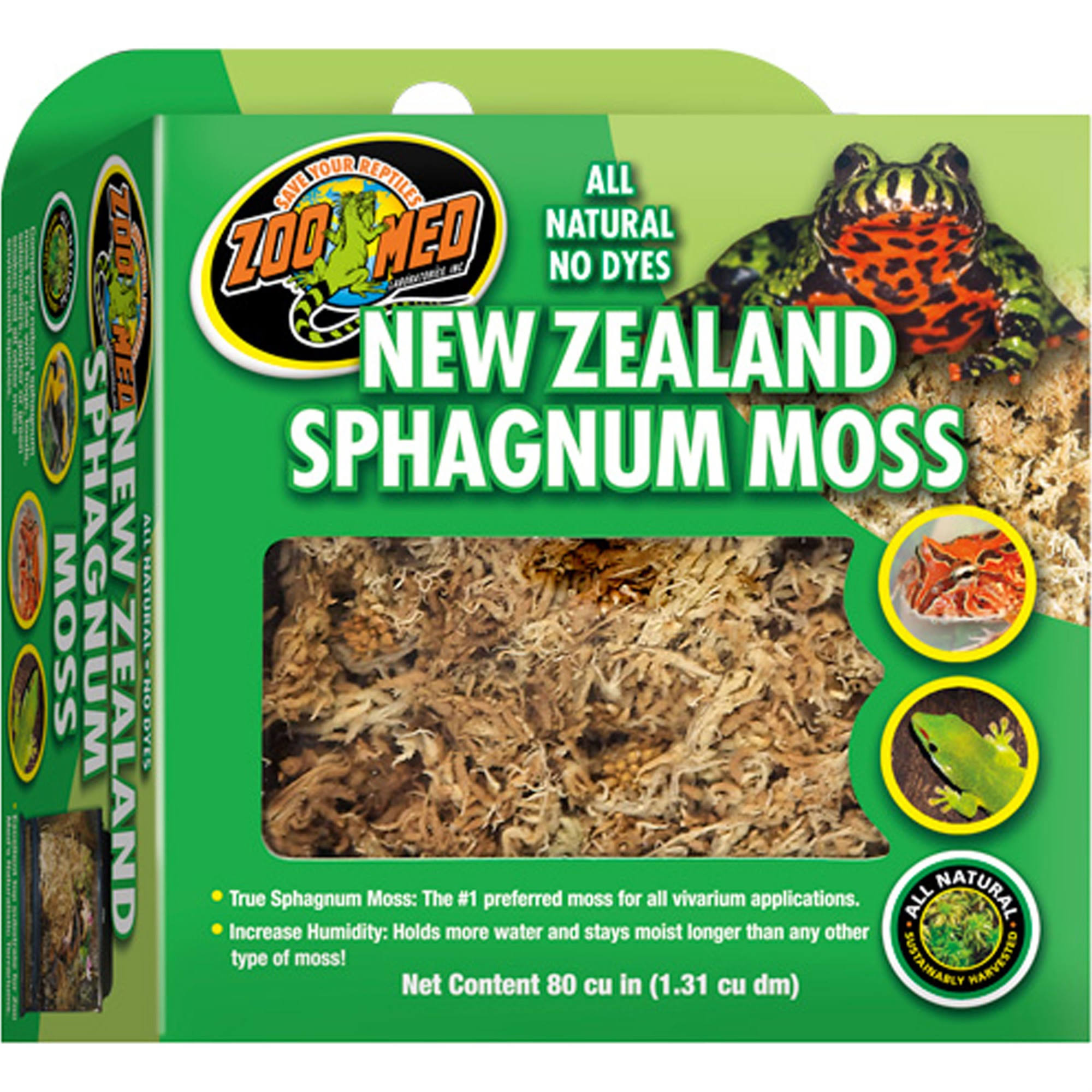 Zoo Med Laboratories New Zealand Sphagnum Moss - 80cu in