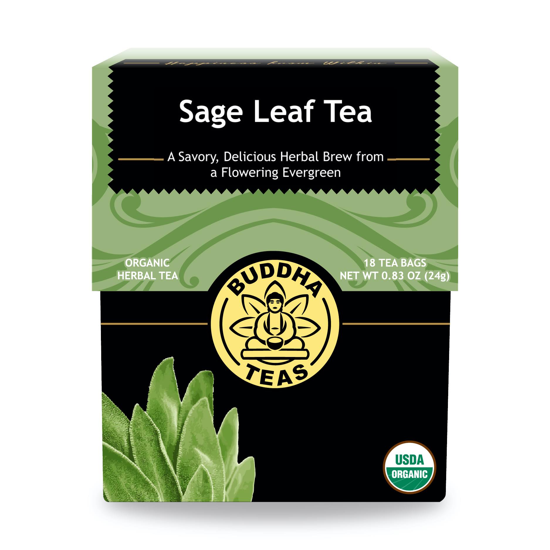 Buddha Teas Sage Leaf Tea - 18ct