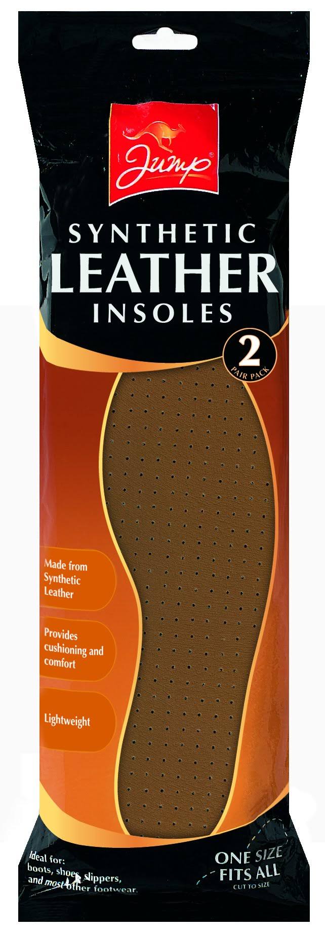 Jump Insoles - Synthetic Leather, 2 Pair Pack