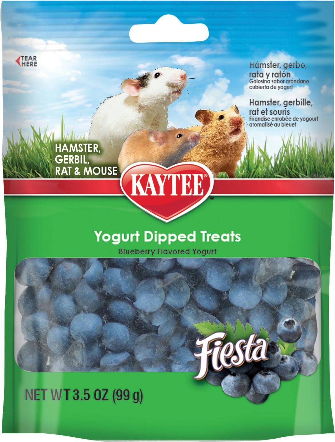 Kaytee Fiesta Blueberry Flavored Yogurt Dipped Hamster & Gerbil Treats