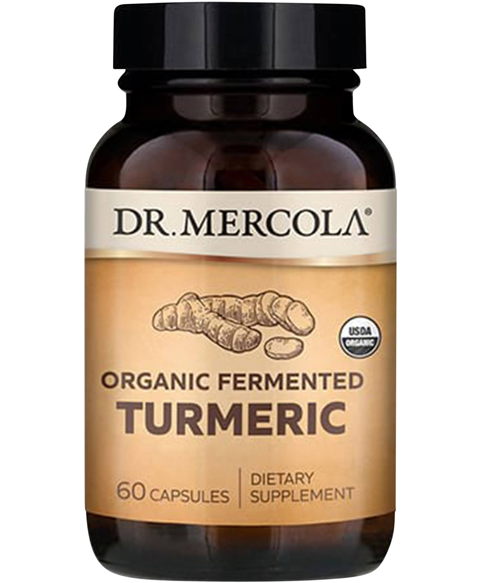 Dr. Mercola Fermented Turmeric Dietary Supplement - 60ct