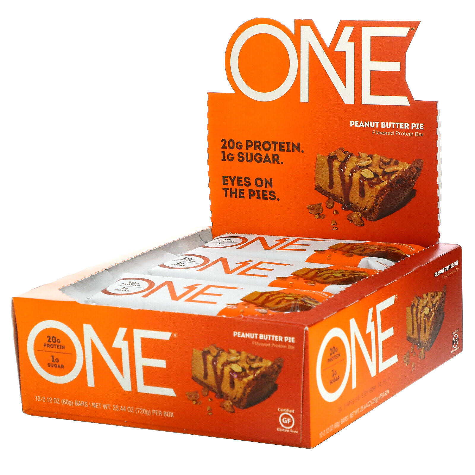 ONE Bar | Protein Bars | 12 - 60g Bars - Peanut Butter Pie