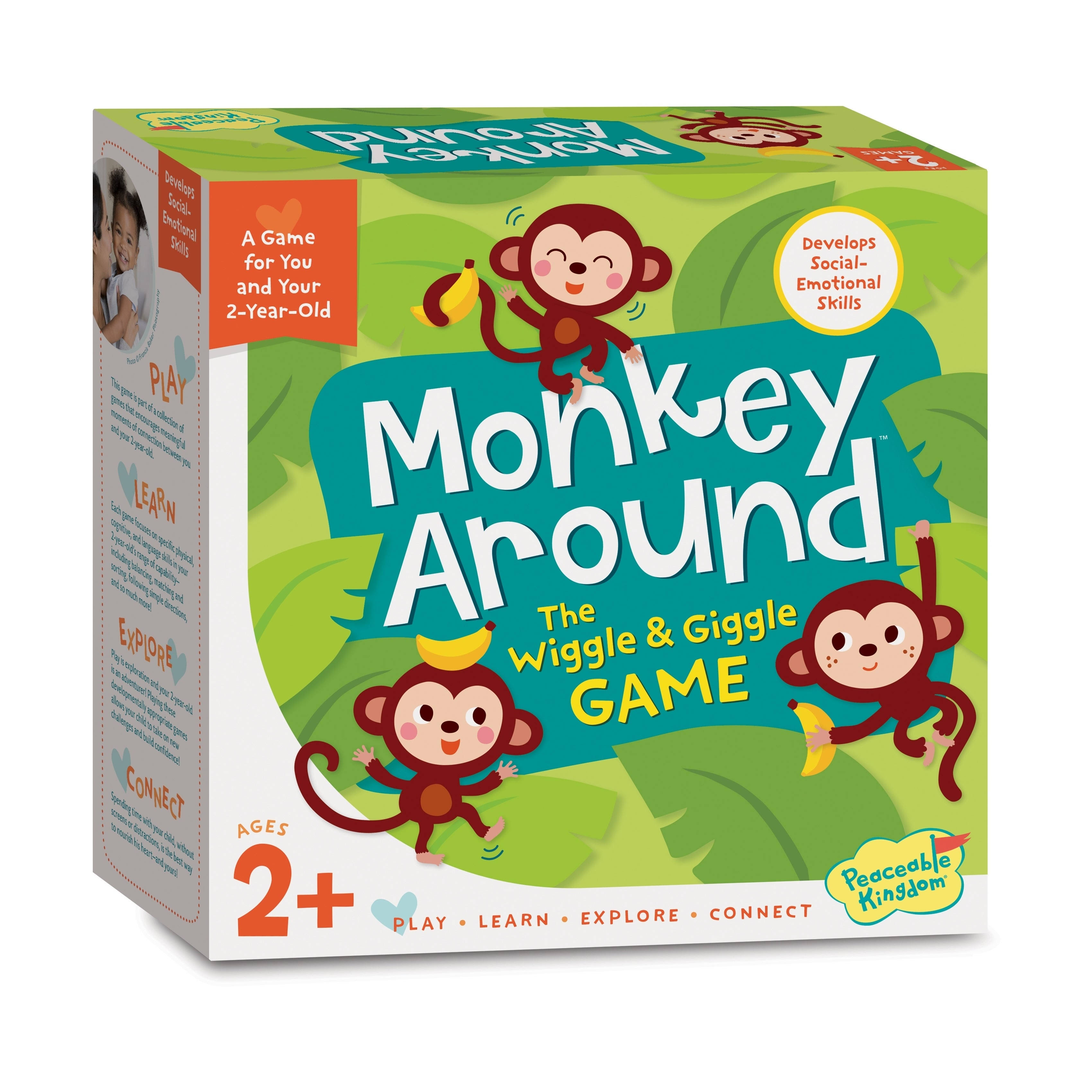 Peaceable Kingdom Monkey Around The Wiggle and Giggle Game