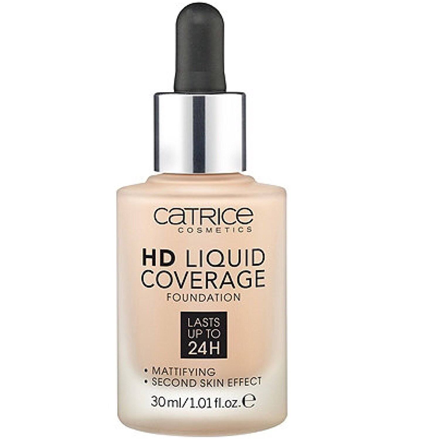 Catrice HD Liquid Coverage Foundation Make-up - 020 Rose Beige, 30ml