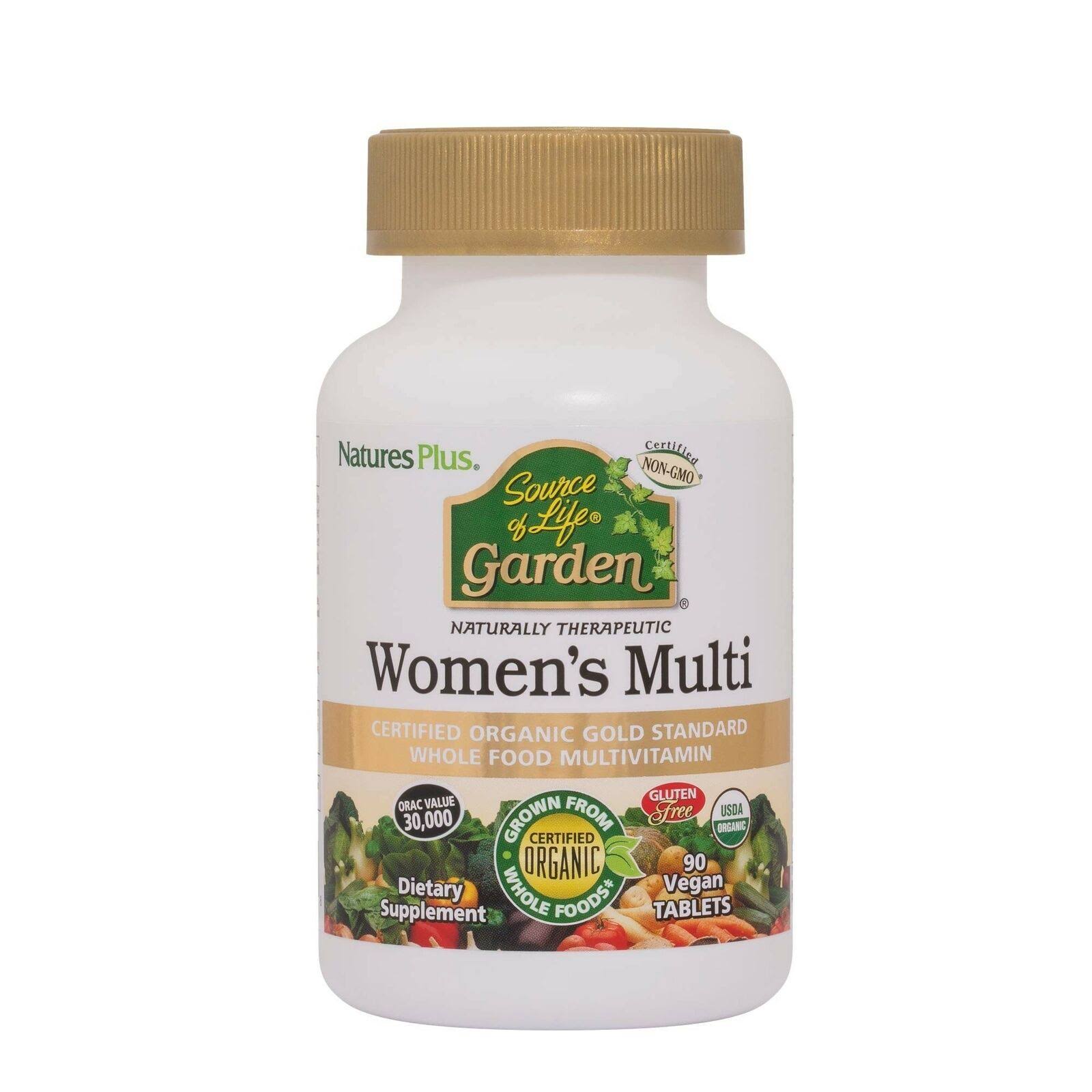 Source of Life Garden Organic Womens Multi Nature's Plus Dietary Supplement - 90ct