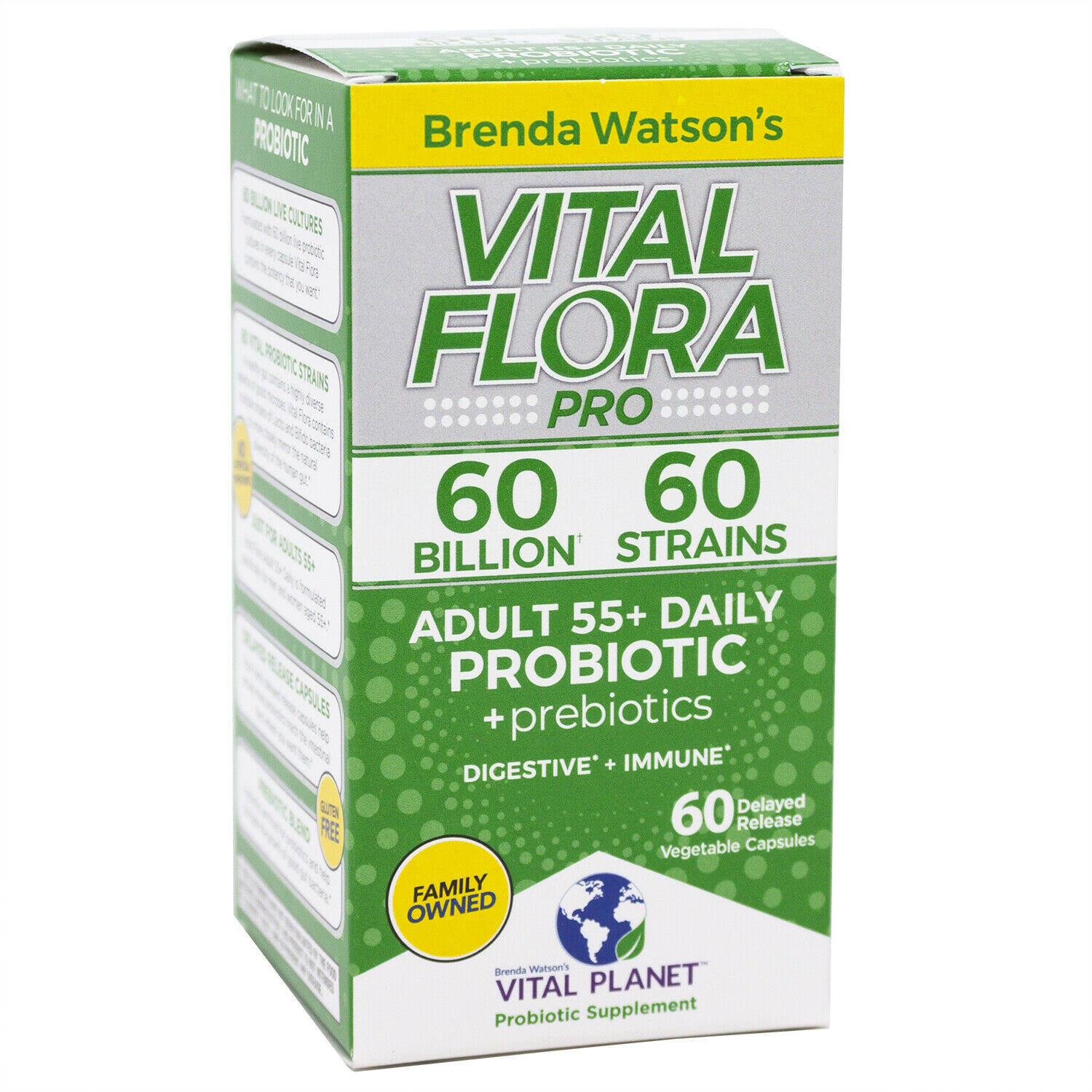 Vital Flora Adult 55+ Daily Probiotic 60 ct