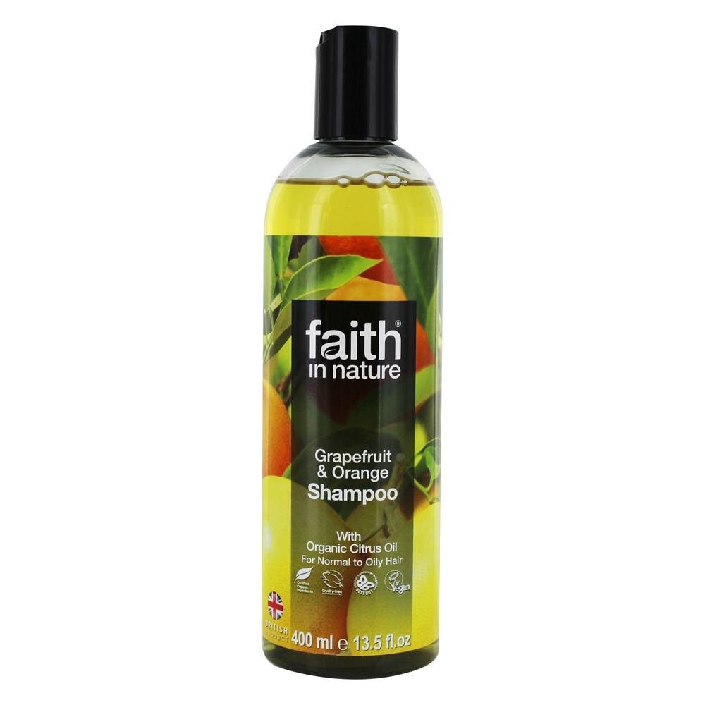 Faith in Nature Shampoo - 400ml, Grapefruit and Orange
