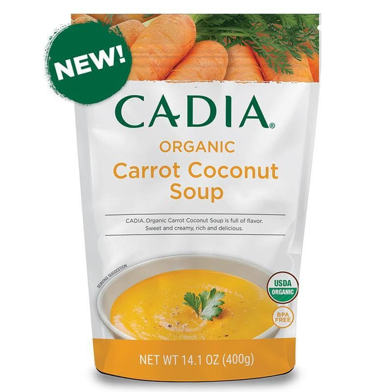 Cadia Soup, Organic, Carrot Coconut - 14.1 oz