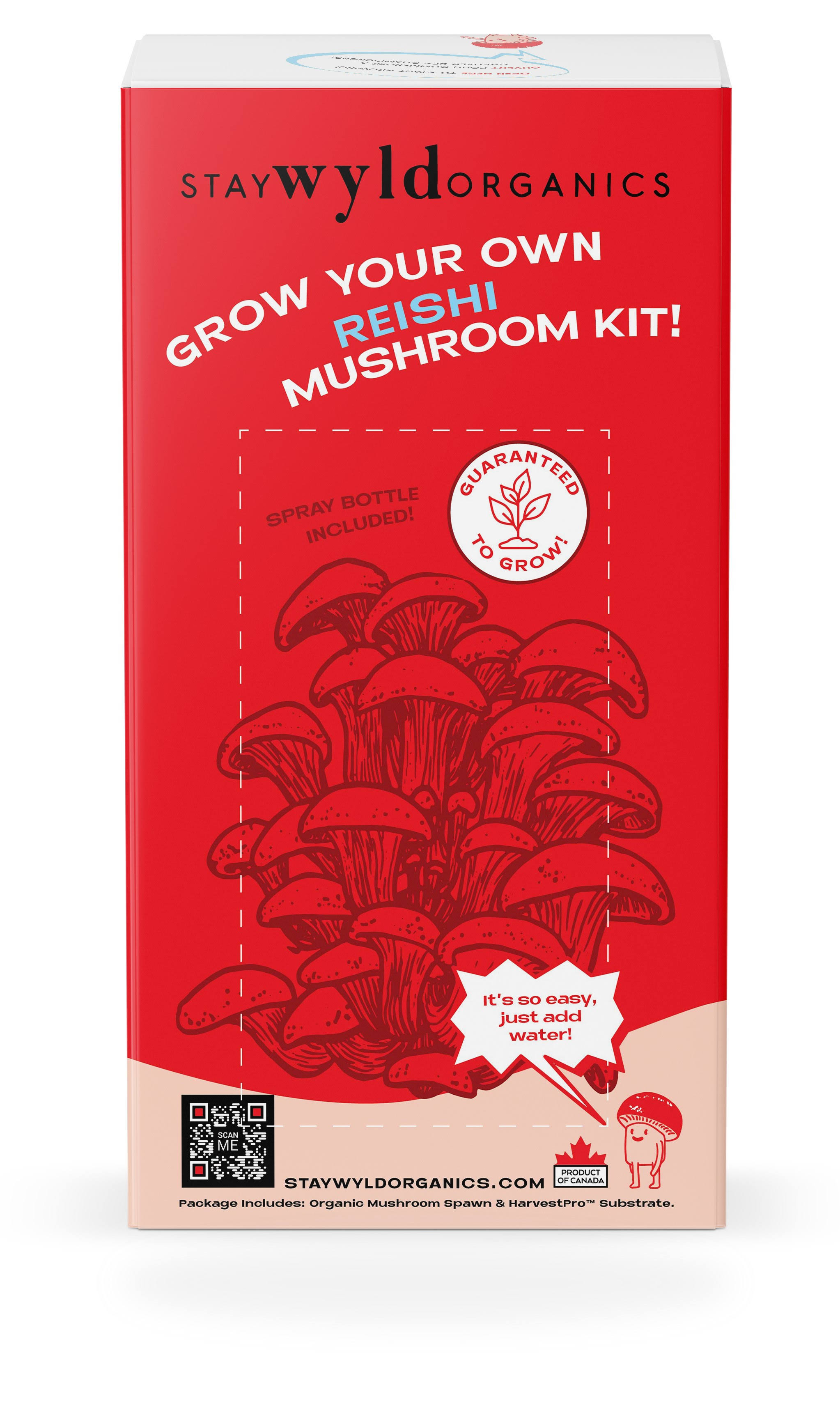 Stay Wyld Organics Ltd. Mushroom Kit Reishi