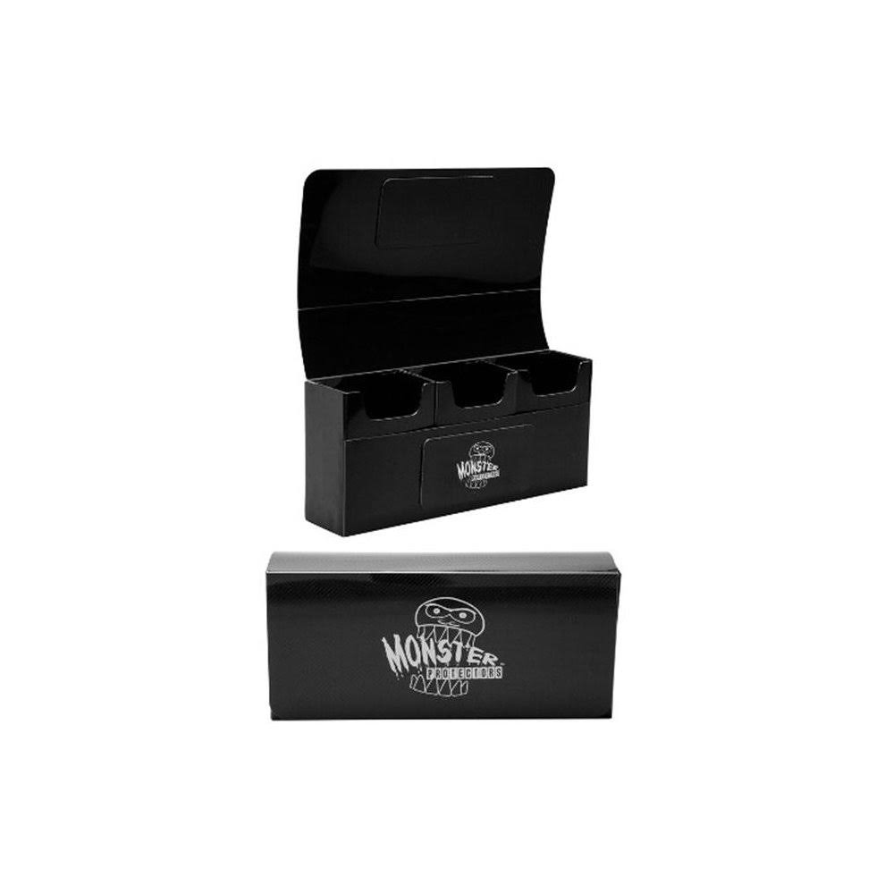 Monster Protectors Magnetic Triple Deck Box - Black