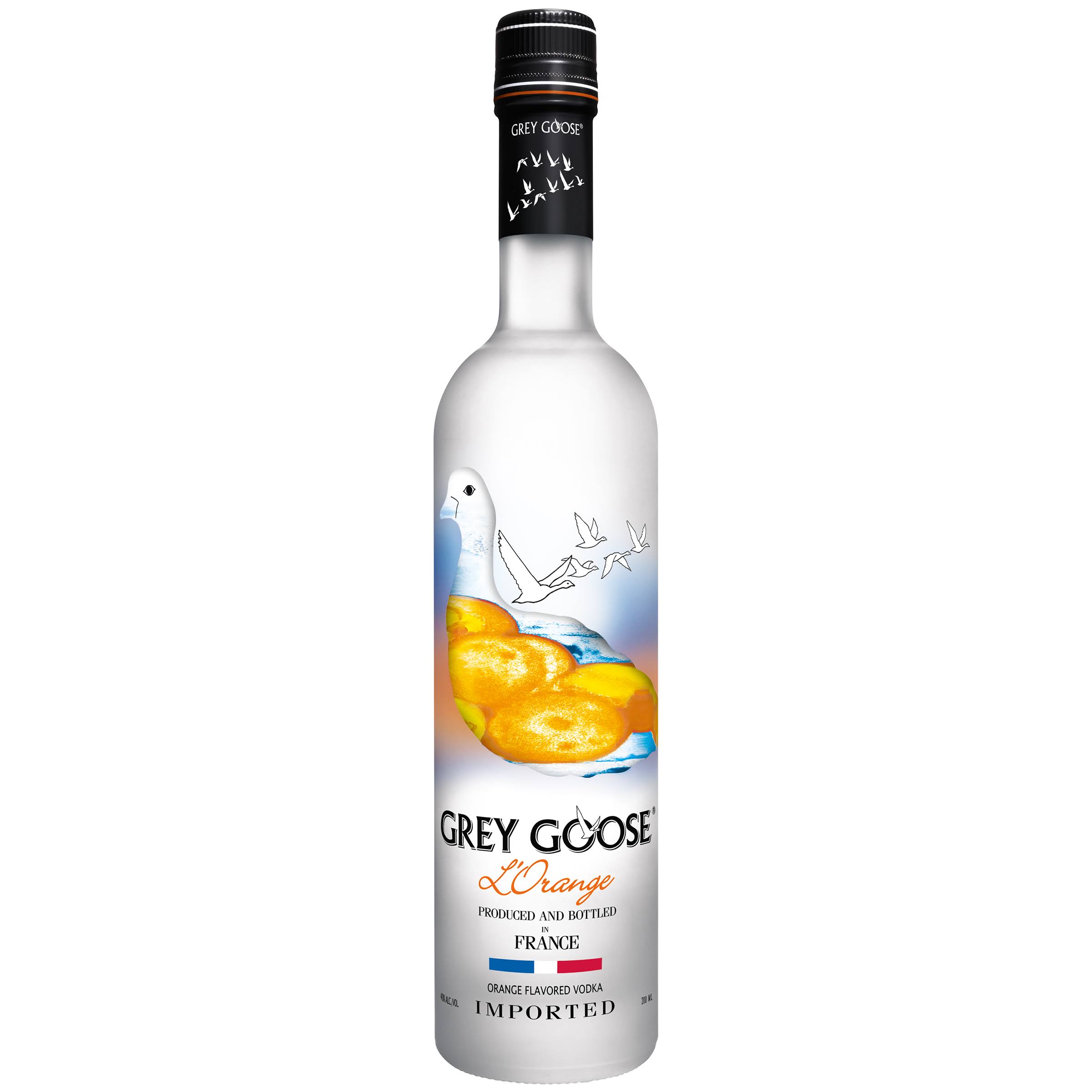 Grey Goose Vodka L'orange - 12 pack, 200 ml each